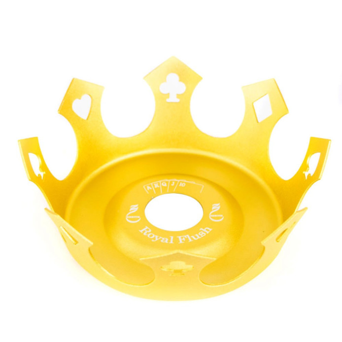 Prato Crown Coroa Zenith Royal Flush Dourado