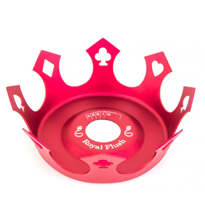 Prato Crown Coroa Zenith Royal Flush Vermelho