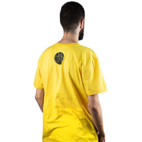 Camiseta ArguileBr Amarela Logo Preta