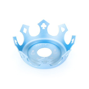 Prato Crown Coroa Zenith Mini Royal Flush Azul Bebe