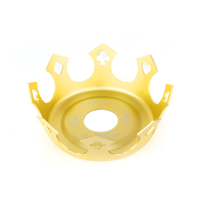 Prato Crown Coroa Zenith Mini Royal Flush Dourado