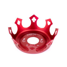 Prato Crown Coroa Zenith Mini Royal Flush Vermelho