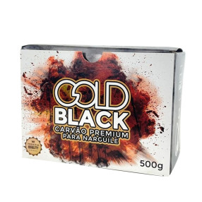 Carvão Narguile Gold Black Hexagonal 500g