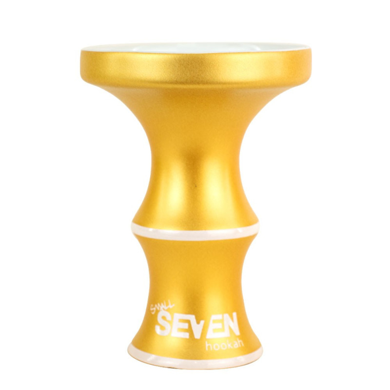 Rosh Narguile Seven Bowl Small Premium Edition Dourado e Branco