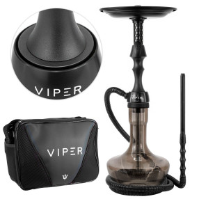 Narguile Triton Viper Completo Black Preto Limited Edition Edição Limitada com Bolsa Bag