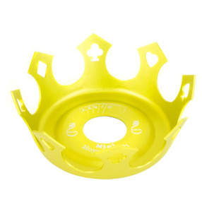 Prato Crown Coroa Zenith Royal Flush Amarelo Acid Yellow