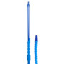 Mangueira Narguile Alumínio Handle de Silicone PVC Maleável Lavável Azul