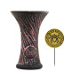 Ceramica Rosh Narguile Medusa Bowl Kronos Rosa + Furador