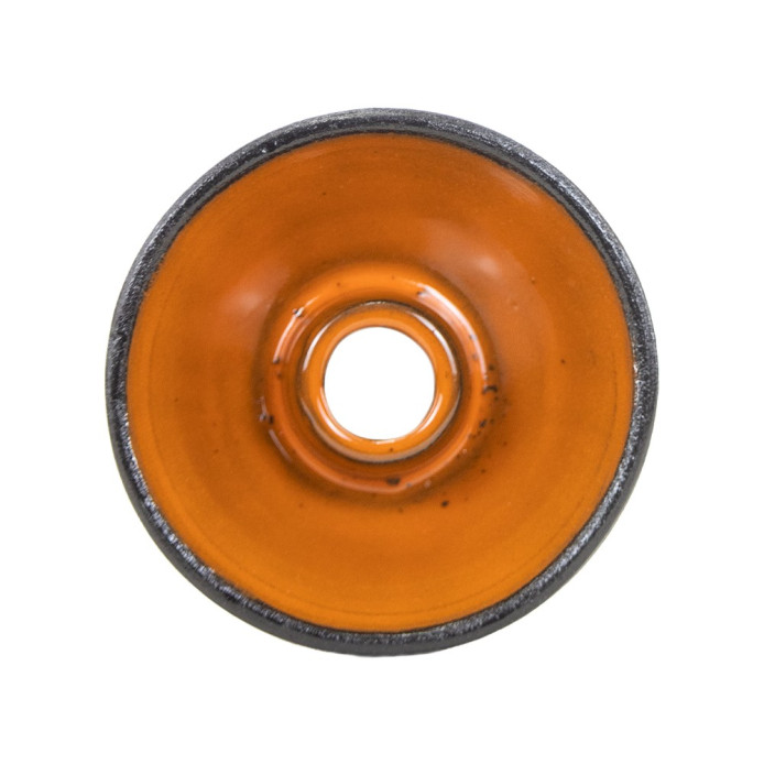 Ceramica Rosh Narguile Medusa Bowl Kronos Laranja + Furador