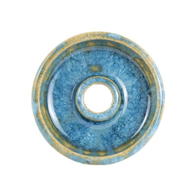 Ceramica Rosh Narguile Zeus Ares V2 Esmaltado Azul Bege