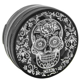 Dichavador de Acrilico Caveira Print Skull 2 Fases 50mmx25mm - DK4030