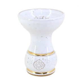 Ceramica Rosh Pequena Amazon Bowl Gold Branco